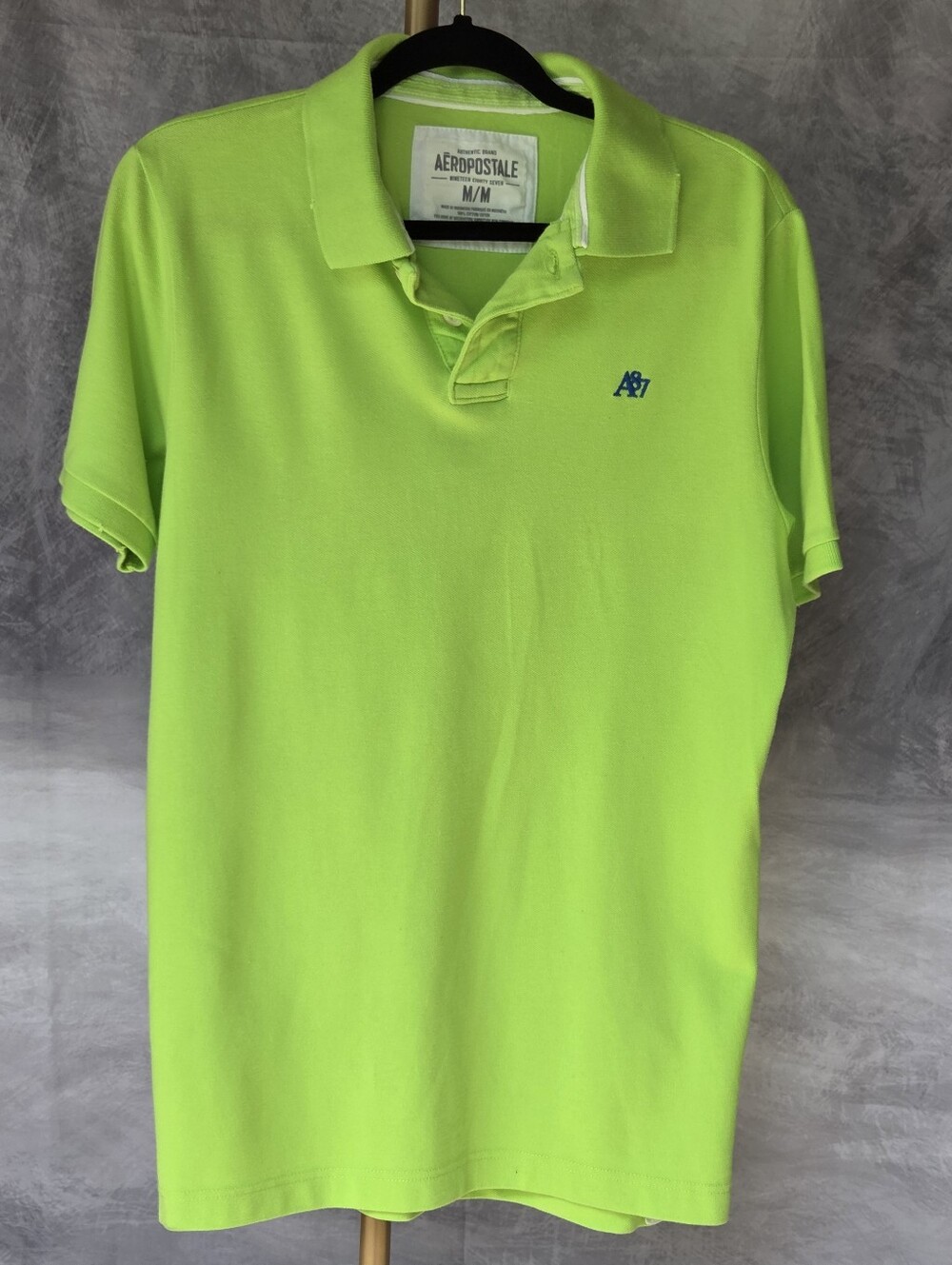 Aeropostale Men's M/M Lime Green Polo Shirt - NWOT